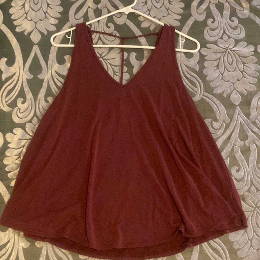 Flowy v neck tank top
